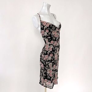 Floral chiffon romantic dress